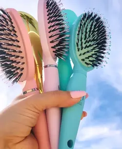 برس موی لیلا میلانی صاف کننده و حجم دهنده مو سایز بزرگ اورجینال LEYLA MILANI MIRACLE BRUSH