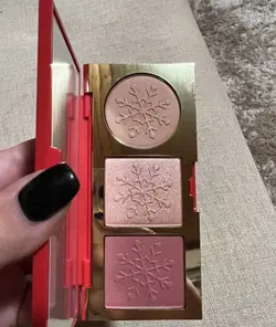 پلت صورت استی لادر رژ گونه،هایلایتر،کانتور face palette Esteelauder holidays