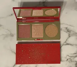 پلت صورت استی لادر رژ گونه،هایلایتر،کانتور face palette Esteelauder holidays