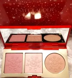 پلت صورت استی لادر رژ گونه،هایلایتر،کانتور face palette Esteelauder holidays