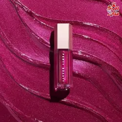 لیپ گلاس فنتی بیوتی فولسایز اصل اروپایی  FENTYBEAUTY GLOSS-BOMB-UNIVERSAL-LIP- LUMINIZER FUCHSIA FLEX 9ML