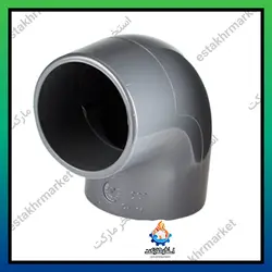 زانو 90 درجه چسبی upvc 125