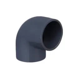 زانو 90 درجه چسبی 75 upvc