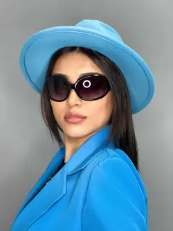 عینک آفتابی زنانه مشکی کشیده برند zara یووی400