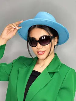 عینک آفتابی زنانه مشکی کشیده برند zara یووی400