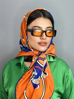 عینک آفتابی اورجینال زنانه نارنجی برند پرادا