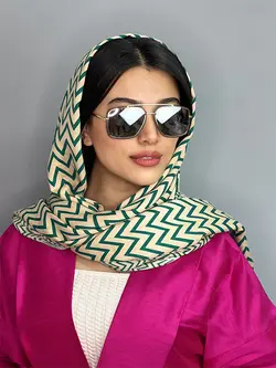 عینک آفتابی زنانه اورجینال نقره ای برند ری بن خلبانی پلاریزه