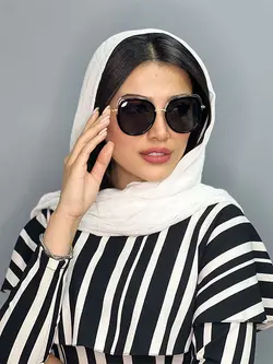 عینک آفتابی زنانه اورجینال مشکی برند چنل گربه ای پلاریزه