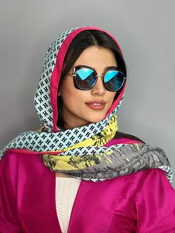عینک آفتابی زنانه اورجینال آبی برند bolon گربه ای پلاریزه