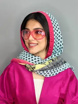 عينک آفتابی اورجينال زنانه صورتی برند گوچی بیضی uv400