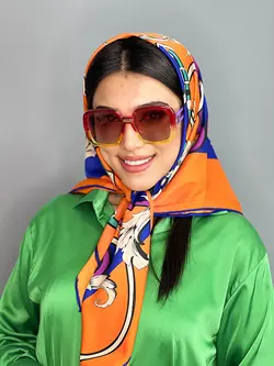 عينک آفتابی اورجينال زنانه قهوه ای برند گوچی مستطیلی uv400