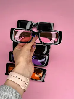 عينک آفتابی اورجينال دخترانه مشكی صورتی فندی لوكس