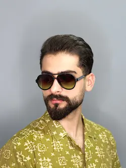 عينک آفتابی مردانه اورجينال سبز برند ray ban