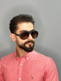 عينک آفتابی مردانه اورجينال قهوه ای برند ray ban