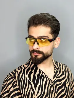 عینک آفتابی مردانه اورجینال زرد برند ری بن