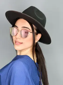 عینک آفتابی صورتی گربه ای چنل زنانه پلاریزه