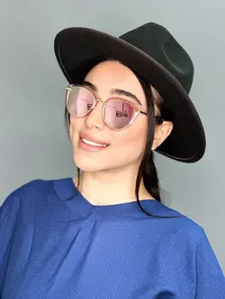 عینک آفتابی صورتی گربه ای چنل زنانه پلاریزه