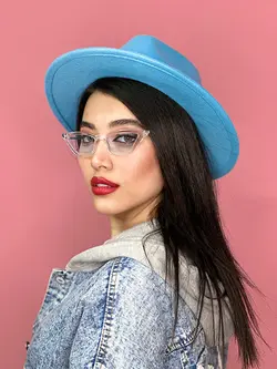 عینک آفتابی گربه ای شفاف دخترانه برند چنل