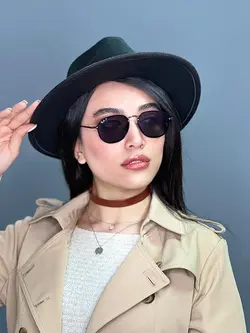 عینک آفتابی پلاریزه زنانه اورجینال مارک ری بن مشکی a153