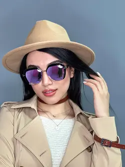 عینک آفتابی پلاریزه زنانه برند دیور آینه ای بنفش a150