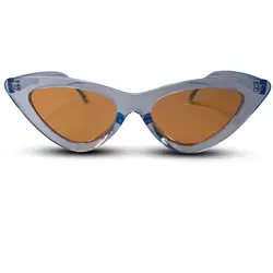 عینک آفتابی نارنجی دخترانه گوچی گربه ای a111