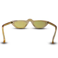 عینک شب دخترانه مارک گوچی زرد uv400