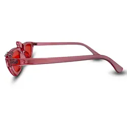 عینک فشن دخترانه قرمز برند گوچی پیرسینگ دار uv400