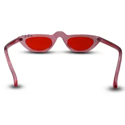 عینک فشن دخترانه قرمز برند گوچی پیرسینگ دار uv400