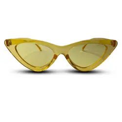 عینک شب دخترانه مارک چنل زرد uv400