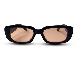 عینک دودی مشکی دخترانه برند بولگاری نارنجی