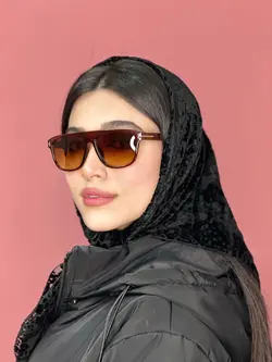 عينک آفتابی اسپرت YSL قهوه ای زنانه یووی 400