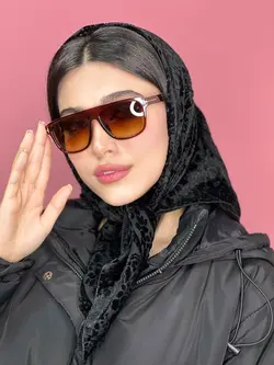 عينک آفتابی اسپرت YSL قهوه ای زنانه یووی 400