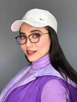 عینک طبی زنانه مدل جدید سبک اداری b96 مربعی