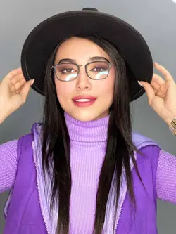 عینک طبی جدید دخترانه بلوکاتb95 مربعی مشکی