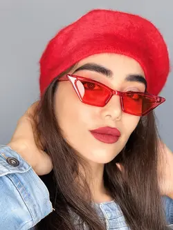 عینک آفتابی دخترانه گربه ای قرمز بولگاری جدید