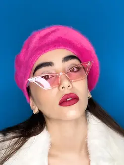 عینک افتابی گربه ای کشیده جدید  بولگاری  صورتی