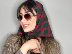 عینک دودی مدل خلبانی قهوه ای ری بن زنانه