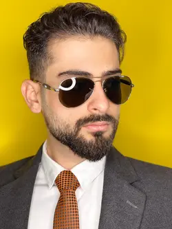 عینک آفتابی مردانه ری بن مشکی ray ban خلبانی