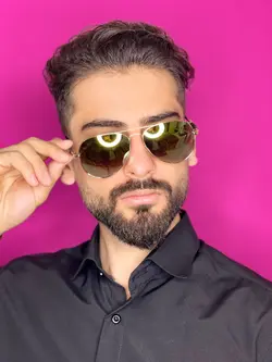 عینک افتابی RAY BAN سبز فسفری