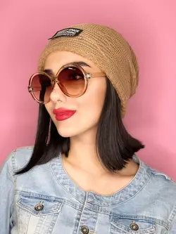 عینک آفتابی گرد خاص زنانه مارک بانگ قهوه ای