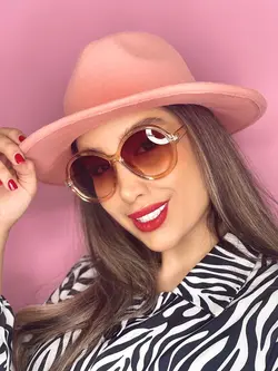 عینک آفتابی گرد خاص زنانه مارک بانگ قهوه ای