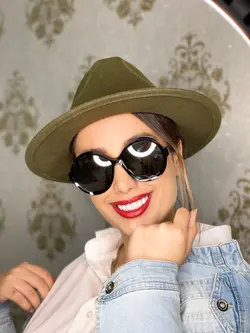 عینک آفتابی اورجینال زنانه گرد مشکی برند بانگ
