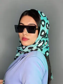 عینک آفتابی زنانه اورجینال مشکی برند پرادا مستطیلی یووی400