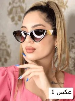 عینک آفتابی زنانه فشن فندی مشکی