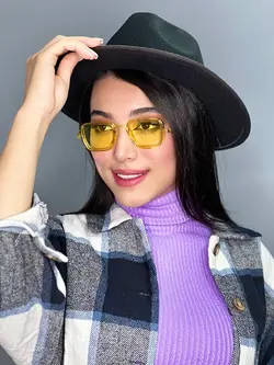 عینک آفتابی زنانه برند کارتیر رنگ زرد