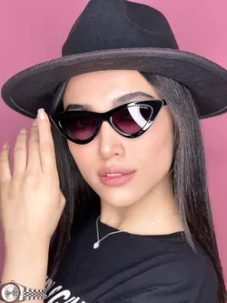 عینک آفتابی گربه ای مشکی زنانه برند چنل