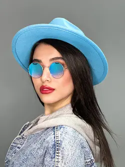 عینک آفتابی دخترانه رنگ آبی ری بن گرد