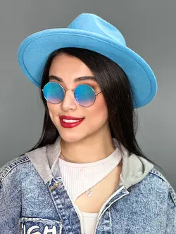 عینک آفتابی دخترانه رنگ آبی ری بن گرد