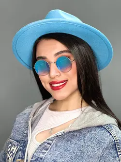 عینک آفتابی دخترانه رنگ آبی ری بن گرد