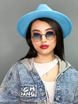 عینک آفتابی دخترانه آبی ری بن گرد